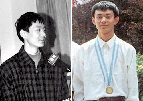 An Kim Bằng (ảnh phải) - Huy chương vàng Olympic Toán quốc tế (IMO) tại Argentina năm 97. 